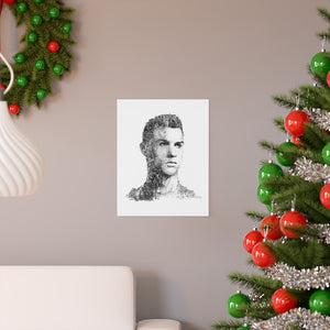 RONALDO BLACK & WHITE POSTER RONALDO BLACK & WHITE POSTER