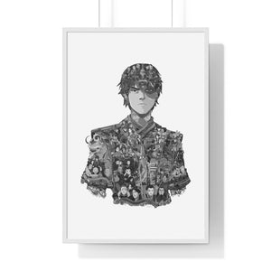ZUKO BLACK & WHITE FRAMED POSTER ZUKO BLACK & WHITE FRAMED POSTER