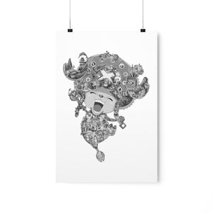 CHOPPER BLACK & WHITE POSTER CHOPPER BLACK & WHITE POSTER