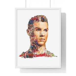 RONALDO COLOR FRAMED POSTER RONALDO COLOR FRAMED POSTER