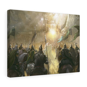 BATTLE OF HELM'S DEEP CANVAS BATTLE OF HELM'S DEEP CANVAS