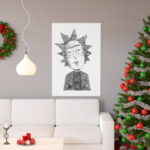 RICK BLACK & WHITE POSTER RICK BLACK & WHITE POSTER