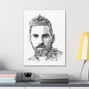 MESSI BLACK & WHITE CANVAS MESSI BLACK & WHITE CANVAS