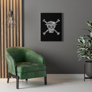 MUGIWARA JOLLY ROGER BLACK & WHITE CANVAS MUGIWARA JOLLY ROGER BLACK & WHITE CANVAS