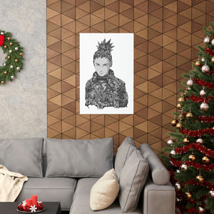 SHIKAMARU BLACK & WHITE POSTER SHIKAMARU BLACK & WHITE POSTER