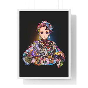 TANJIRO COLOR FRAMED POSTER TANJIRO COLOR FRAMED POSTER