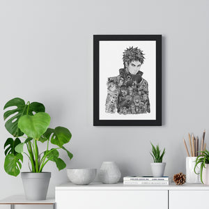 OBITO BLACK & WHITE FRAMED POSTER OBITO BLACK & WHITE FRAMED POSTER