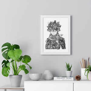 NATSU BLACK & WHITE FRAMED POSTER NATSU BLACK & WHITE FRAMED POSTER