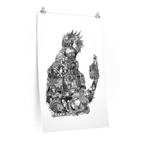 KAKASHI BLACK & WHITE POSTER KAKASHI BLACK & WHITE POSTER