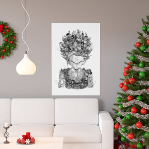 GOHAN BLACK & WHITE POSTER GOHAN BLACK & WHITE POSTER