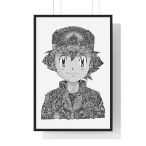 ASH BLACK & WHITE FRAMED POSTER ASH BLACK & WHITE FRAMED POSTER