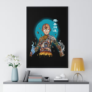 AANG COLOR FRAMED POSTER AANG COLOR FRAMED POSTER