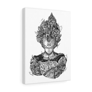 VEGETA BLACK & WHITE CANVAS VEGETA BLACK & WHITE CANVAS