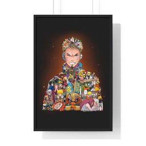NARUTO COLOR FRAMED POSTER NARUTO COLOR FRAMED POSTER