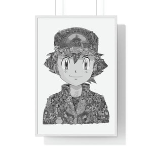ASH BLACK & WHITE FRAMED POSTER ASH BLACK & WHITE FRAMED POSTER