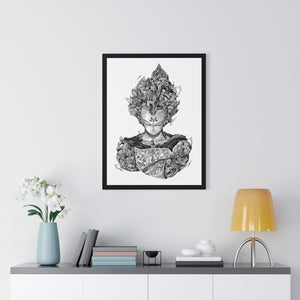VEGETA BLACK & WHITE FRAMED POSTER VEGETA BLACK & WHITE FRAMED POSTER