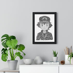 ASH BLACK & WHITE FRAMED POSTER ASH BLACK & WHITE FRAMED POSTER