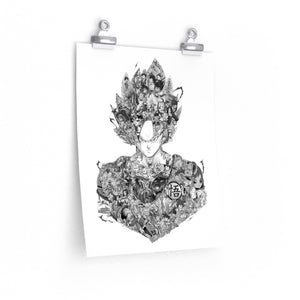 GOKU BLACK & WHITE POSTER GOKU BLACK & WHITE POSTER