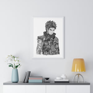 OBITO BLACK & WHITE FRAMED POSTER OBITO BLACK & WHITE FRAMED POSTER