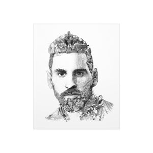 MESSI BLACK & WHITE POSTER MESSI BLACK & WHITE POSTER