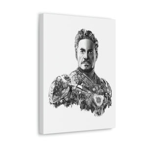 IRON MAN BLACK & WHITE CANVAS IRON MAN BLACK & WHITE CANVAS