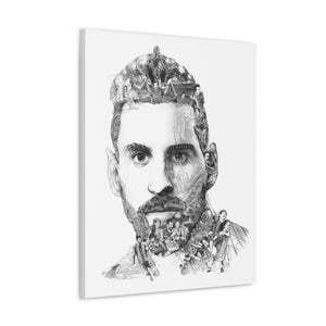 MESSI BLACK & WHITE CANVAS MESSI BLACK & WHITE CANVAS
