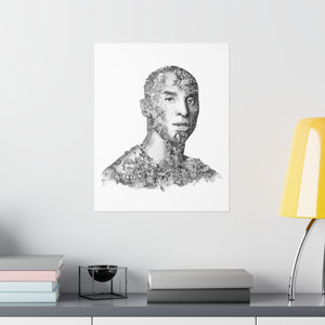 KOBE BRYANT BLACK & WHITE POSTER KOBE BRYANT BLACK & WHITE POSTER