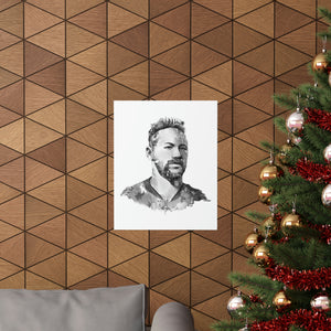 NEYMAR BLACK & WHITE POSTER NEYMAR BLACK & WHITE POSTER