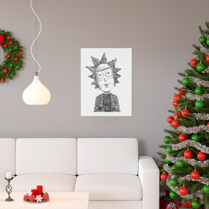 RICK BLACK & WHITE POSTER RICK BLACK & WHITE POSTER