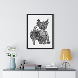 BAKUGO BLACK & WHITE FRAMED POSTER BAKUGO BLACK & WHITE FRAMED POSTER