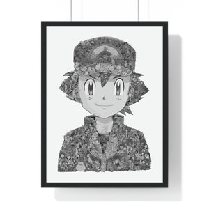 ASH BLACK & WHITE FRAMED POSTER ASH BLACK & WHITE FRAMED POSTER