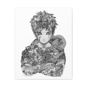 GAARA BLACK & WHITE CANVAS GAARA BLACK & WHITE CANVAS