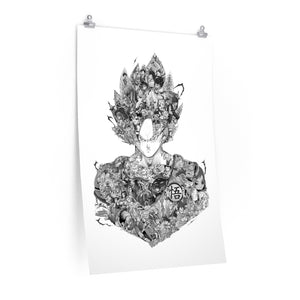 GOKU BLACK & WHITE POSTER GOKU BLACK & WHITE POSTER