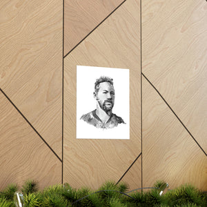 NEYMAR BLACK & WHITE POSTER NEYMAR BLACK & WHITE POSTER