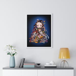NEZUKO COLOR FRAMED POSTER NEZUKO COLOR FRAMED POSTER