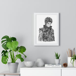 OBITO BLACK & WHITE FRAMED POSTER OBITO BLACK & WHITE FRAMED POSTER