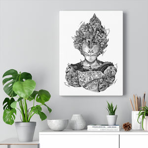 VEGETA BLACK & WHITE CANVAS VEGETA BLACK & WHITE CANVAS