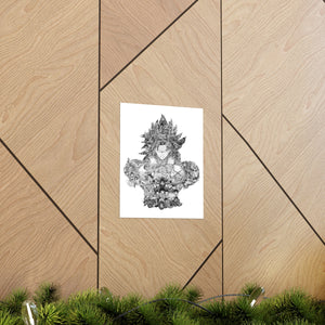 BROLY BLACK & WHITE POSTER BROLY BLACK & WHITE POSTER