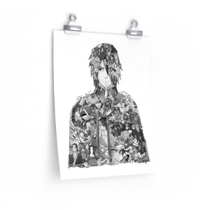 SASUKE BLACK & WHITE POSTER SASUKE BLACK & WHITE POSTER