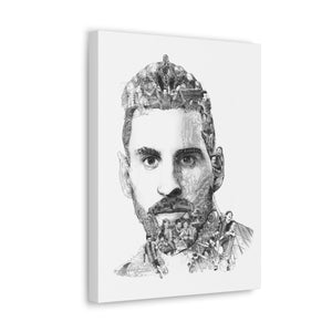MESSI BLACK & WHITE CANVAS MESSI BLACK & WHITE CANVAS