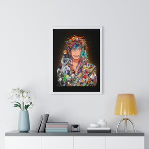 JIRAIYA COLOR FRAMED POSTER JIRAIYA COLOR FRAMED POSTER