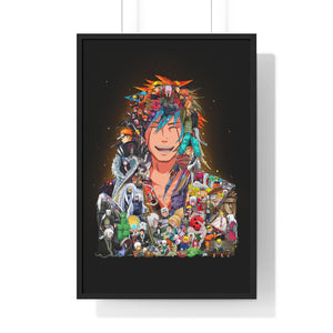 JIRAIYA COLOR FRAMED POSTER JIRAIYA COLOR FRAMED POSTER