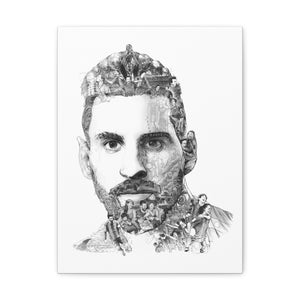 MESSI BLACK & WHITE CANVAS MESSI BLACK & WHITE CANVAS