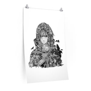 ITACHI BLACK & WHITE POSTER ITACHI BLACK & WHITE POSTER