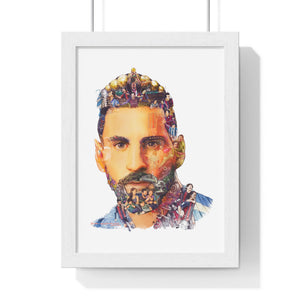 MESSI COLOR FRAMED POSTER MESSI COLOR FRAMED POSTER