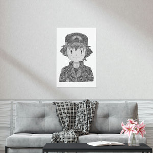 ASH BLACK & WHITE POSTER ASH BLACK & WHITE POSTER