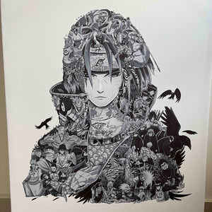 ITACHI BLACK & WHITE CANVAS ITACHI BLACK & WHITE CANVAS