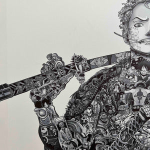 ZORO BLACK & WHITE CANVAS ZORO BLACK & WHITE CANVAS