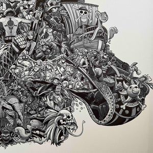 ZORO BLACK & WHITE CANVAS ZORO BLACK & WHITE CANVAS